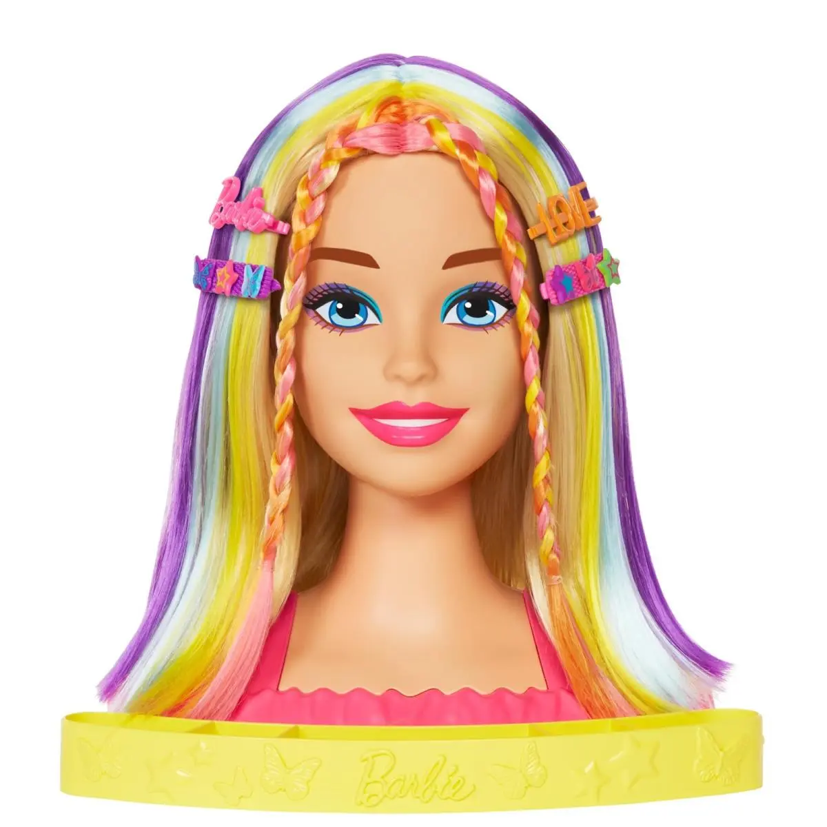 Barbie Totally Hair Deluxe Styling Head Multicolor Hair and Accessories Playset