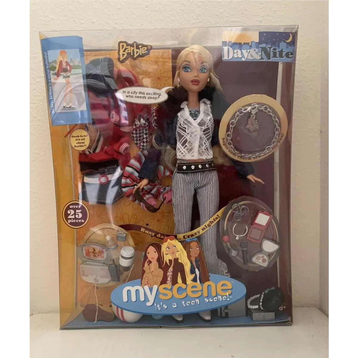 2004 Mattel MY Scene Day Nite It`s a Teen Scene Barbie Nrfb