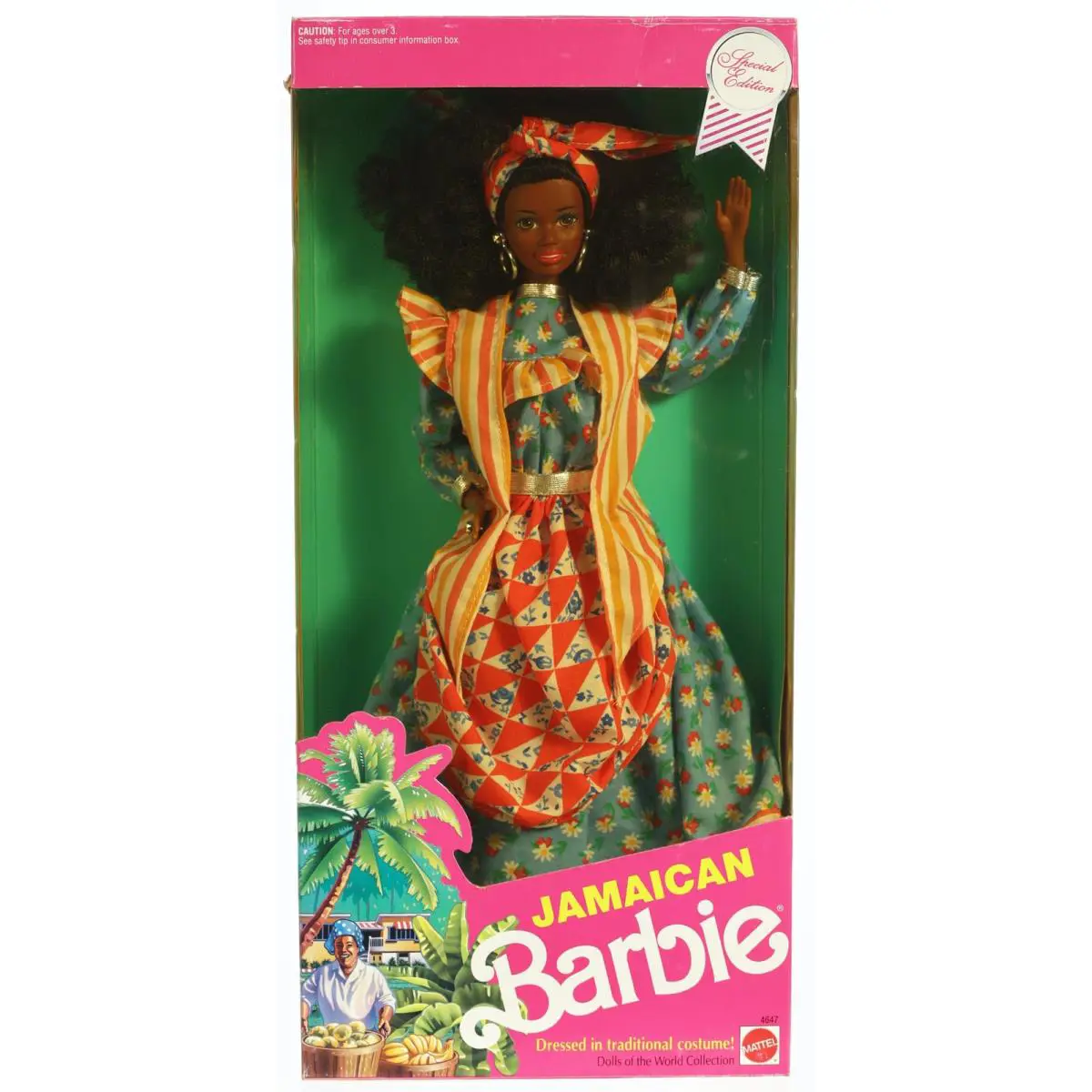 Jamaican Barbie Dolls of The World Collection Special Edition - 4647 Nrfb 1991