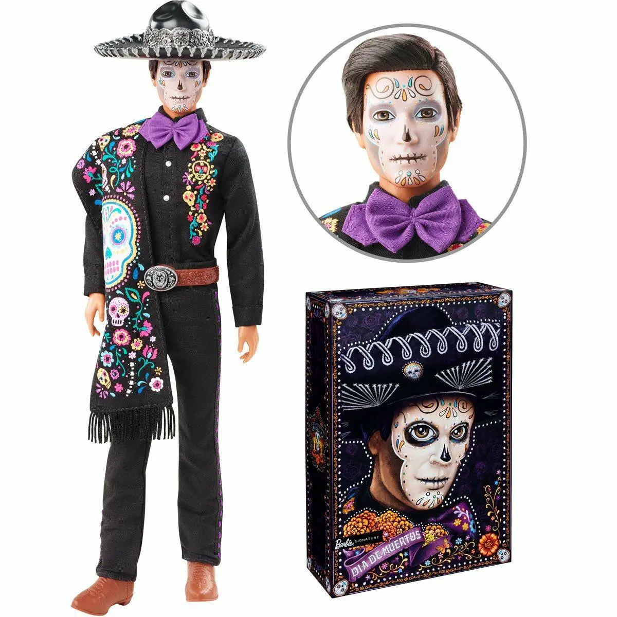 Barbie Black Label Series 11-INCH Dia DE Los Muertos Ken 2021 Mattel