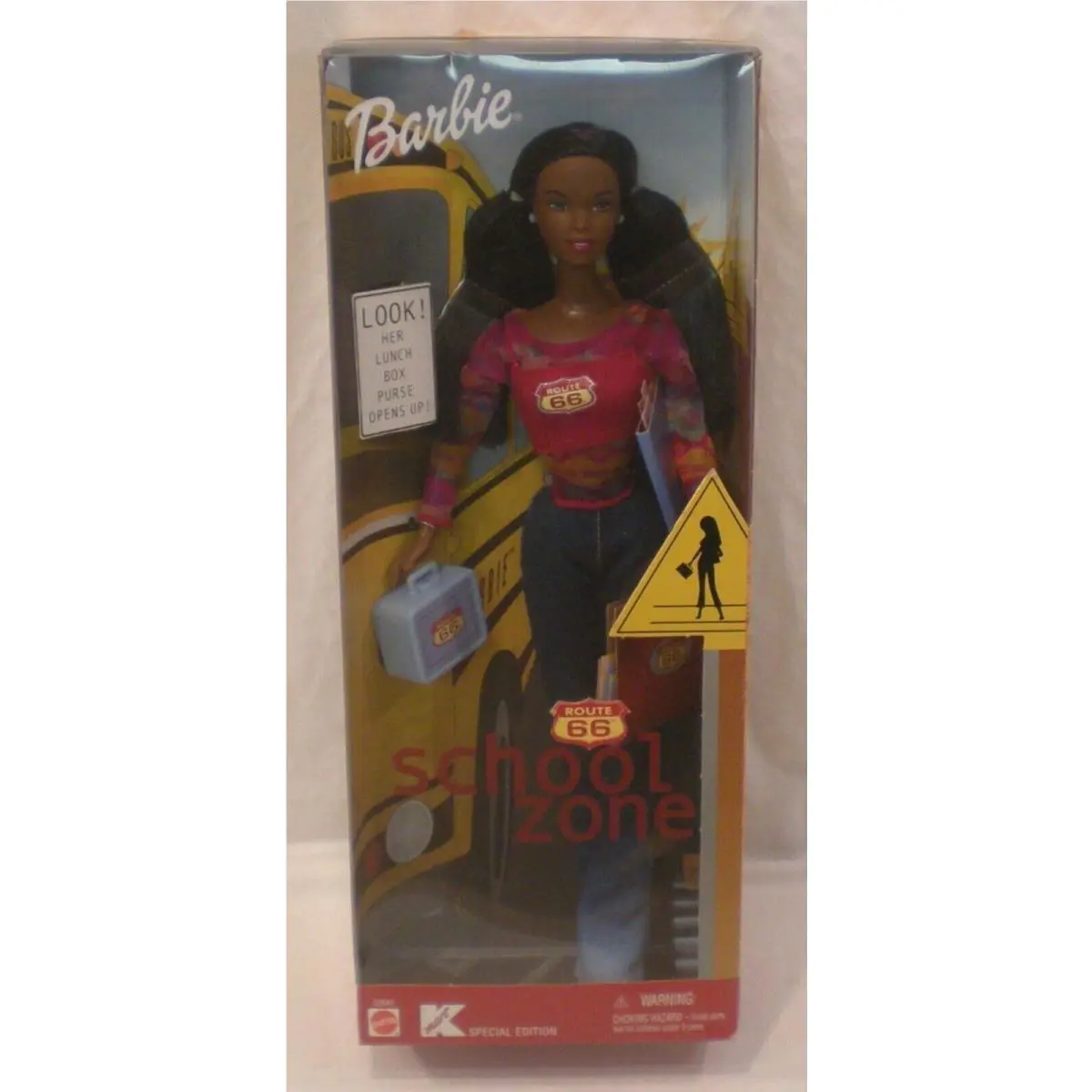 Barbie Route 66 School Zone African American Doll Kmart 2001 Mattel 52644