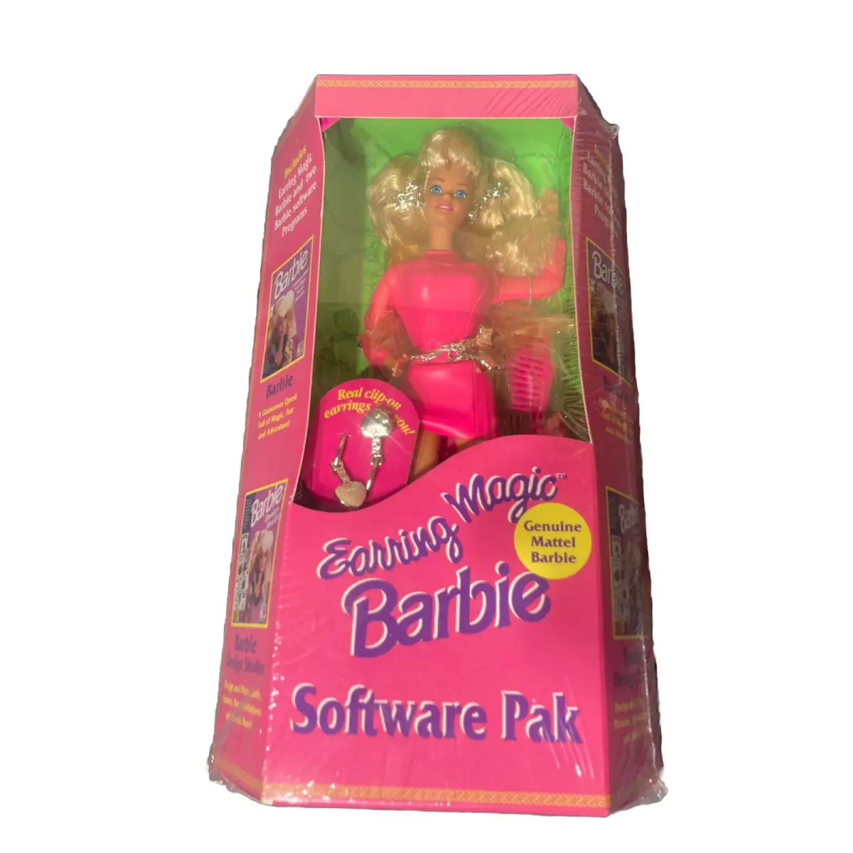 Vintage Barbie Radioshack Earring Magic Software Pak