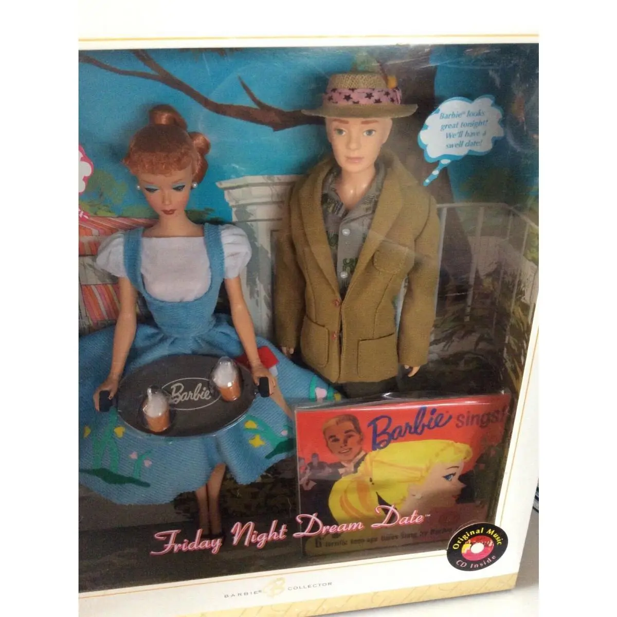 2006 Nrfb Barbie Ken Gift Set Friday Night Dream Date Reproduction Gold Label