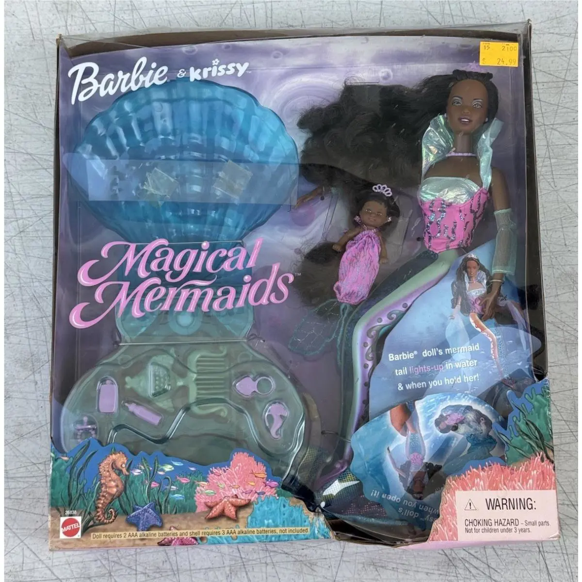 Magical Mermaid Barbie Krissy African American Doll Set 2000 Mattel