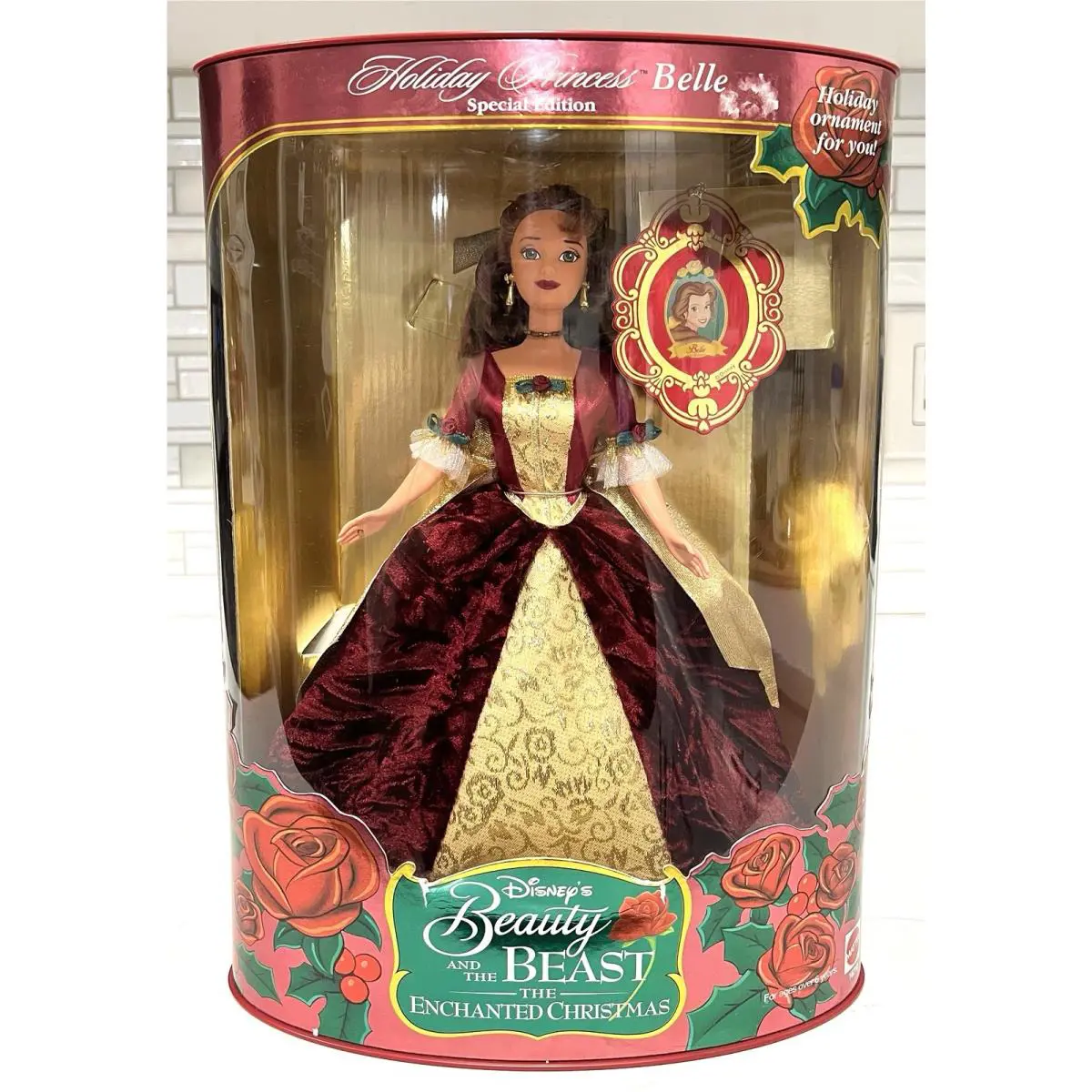 Holiday Princess Belle Barbie Special Edition The Enchanted Christmas