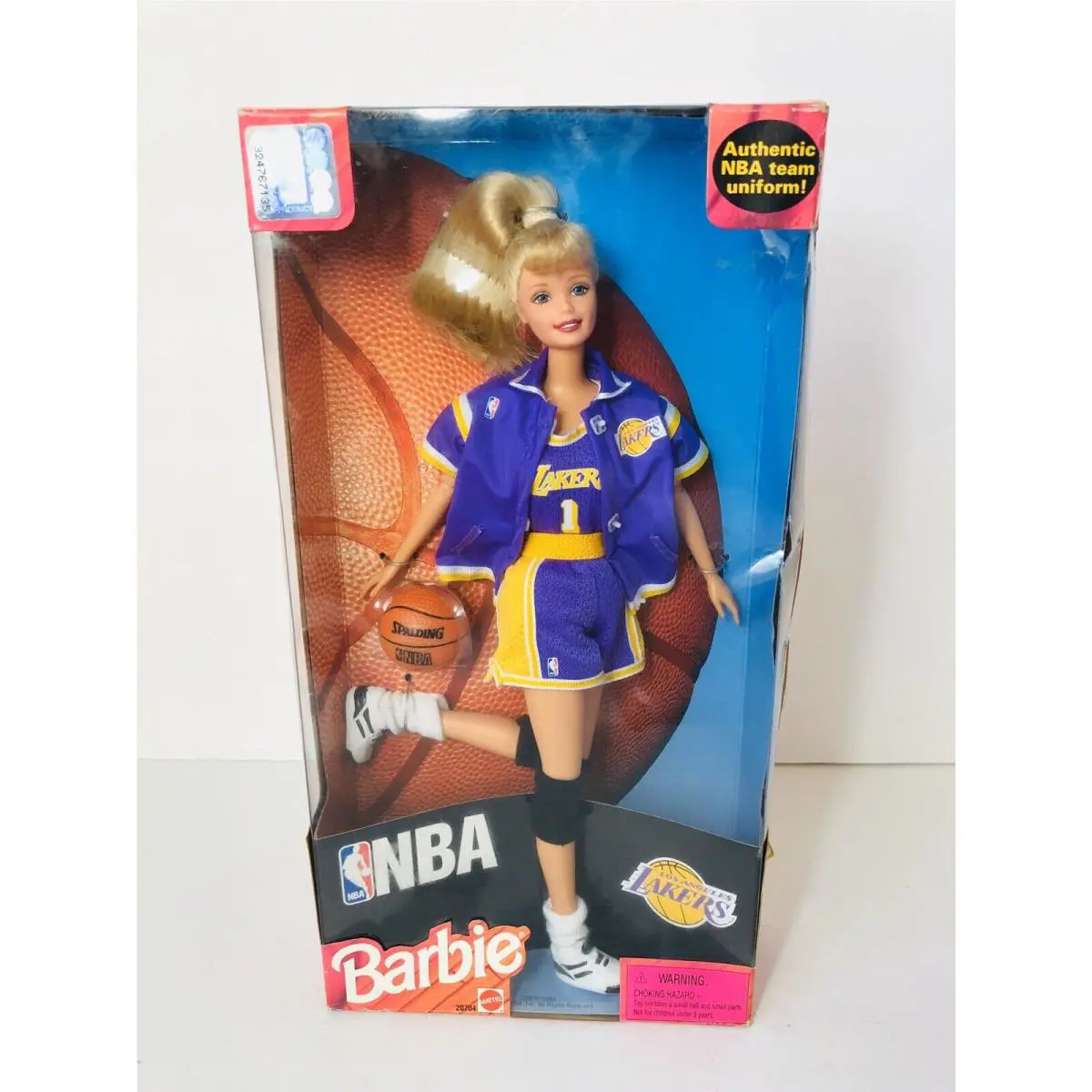 Nba Lakers Basketball Barbie by Mattel Vintage 1998 Model 20704