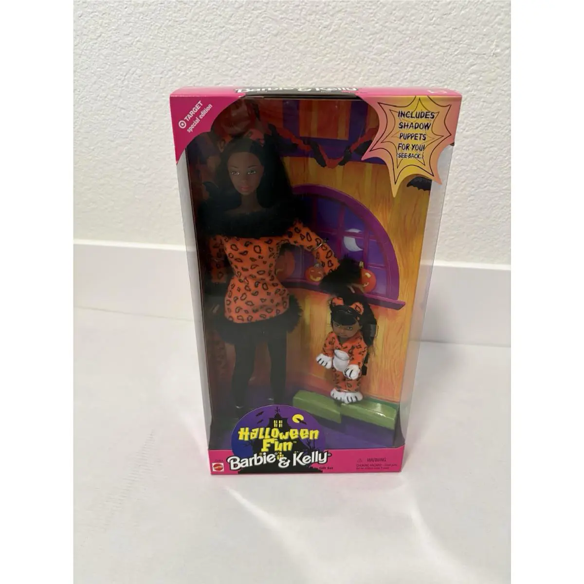 Vintage 1998 Mattel Halloween Fun Barbie Kelly African American 23461 Nrfb