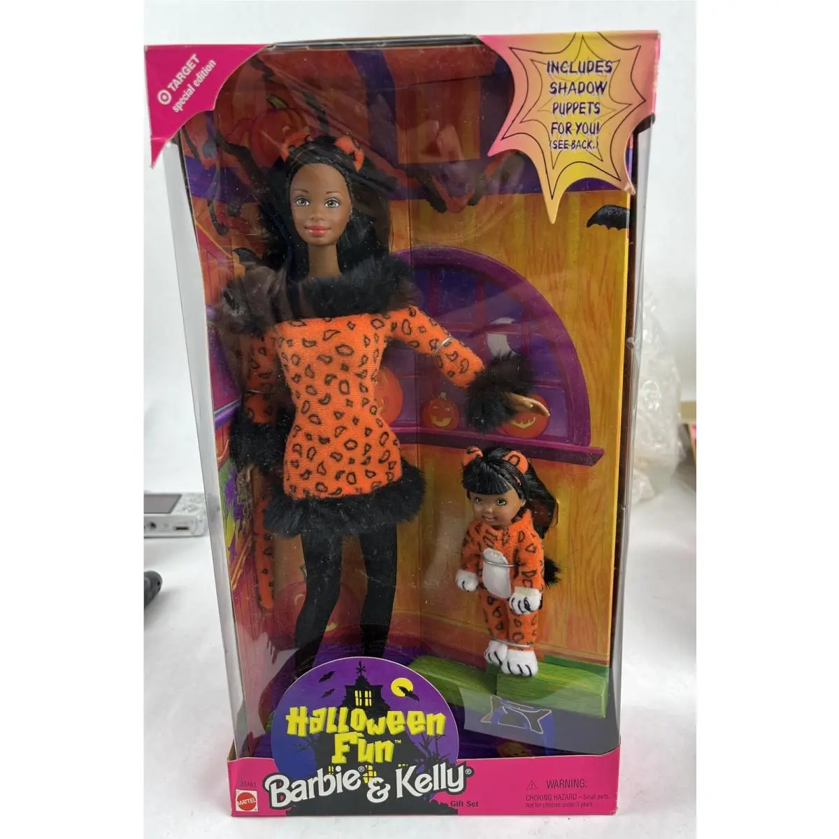 Halloween Fun African American Barbie Kelly Dolls Gift Set 1998 Mattel 23461
