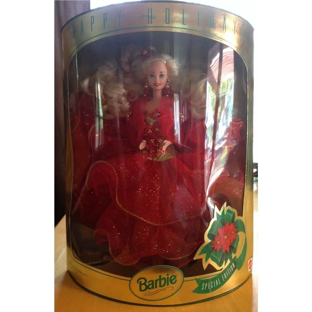 Happy Holidays Special Edition 1993 Barbie 6 In Series
