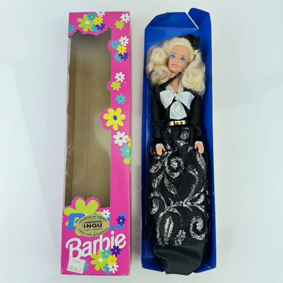 Vintage 1993 Mattel Barbie Doll Bali Barbie 10776 Custom Handmade Dress