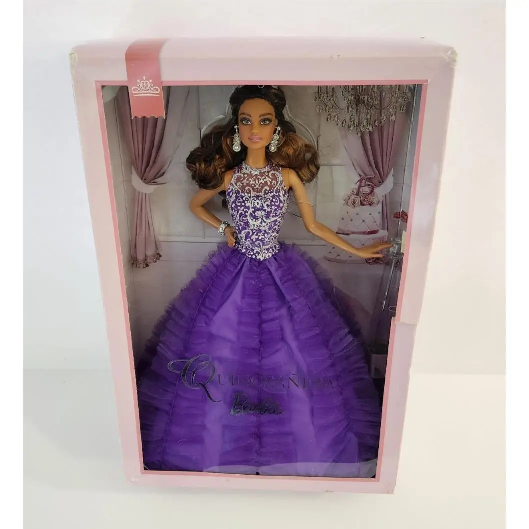 2016 Barbie Quinceanera Barbie Doll Hispanic Latino DWF61 Some Box Wear