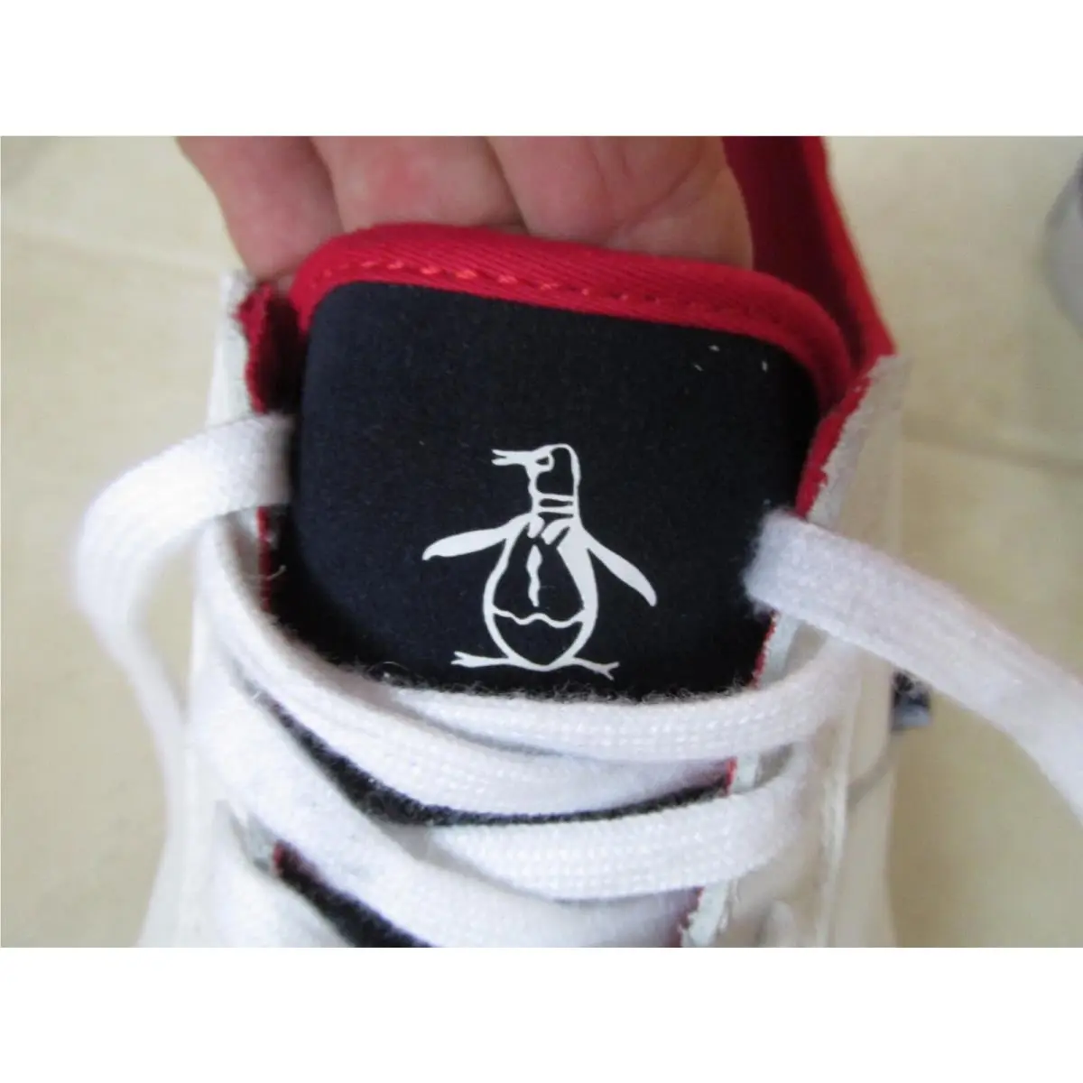 Original Penguin shoes - PEDERSON V2 - PEDERSON - PG00016-WBBR - White 2