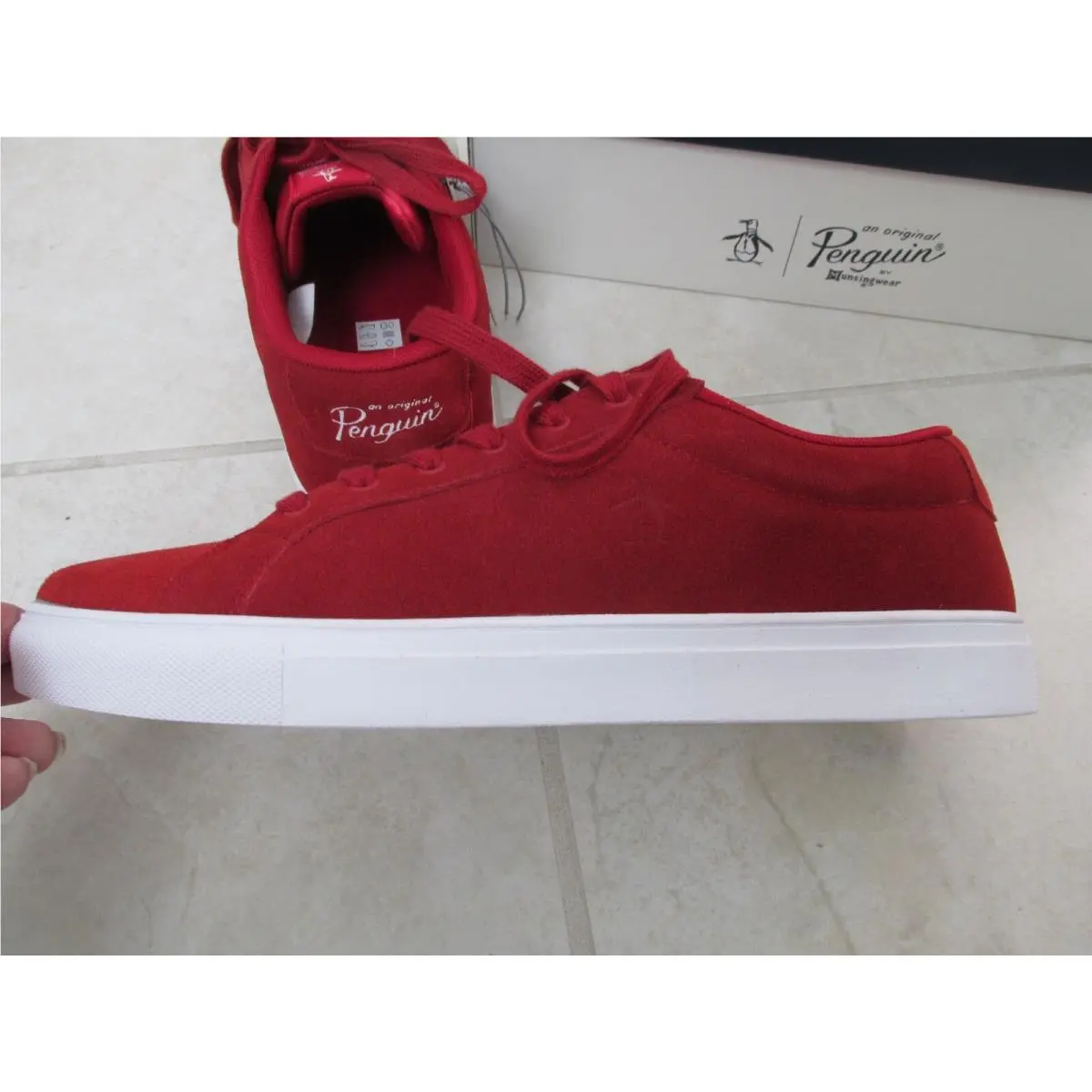 Original Penguin shoes - ELTON - ELTON - OPSUED03 - Red (UPC: 7453114309973) 0