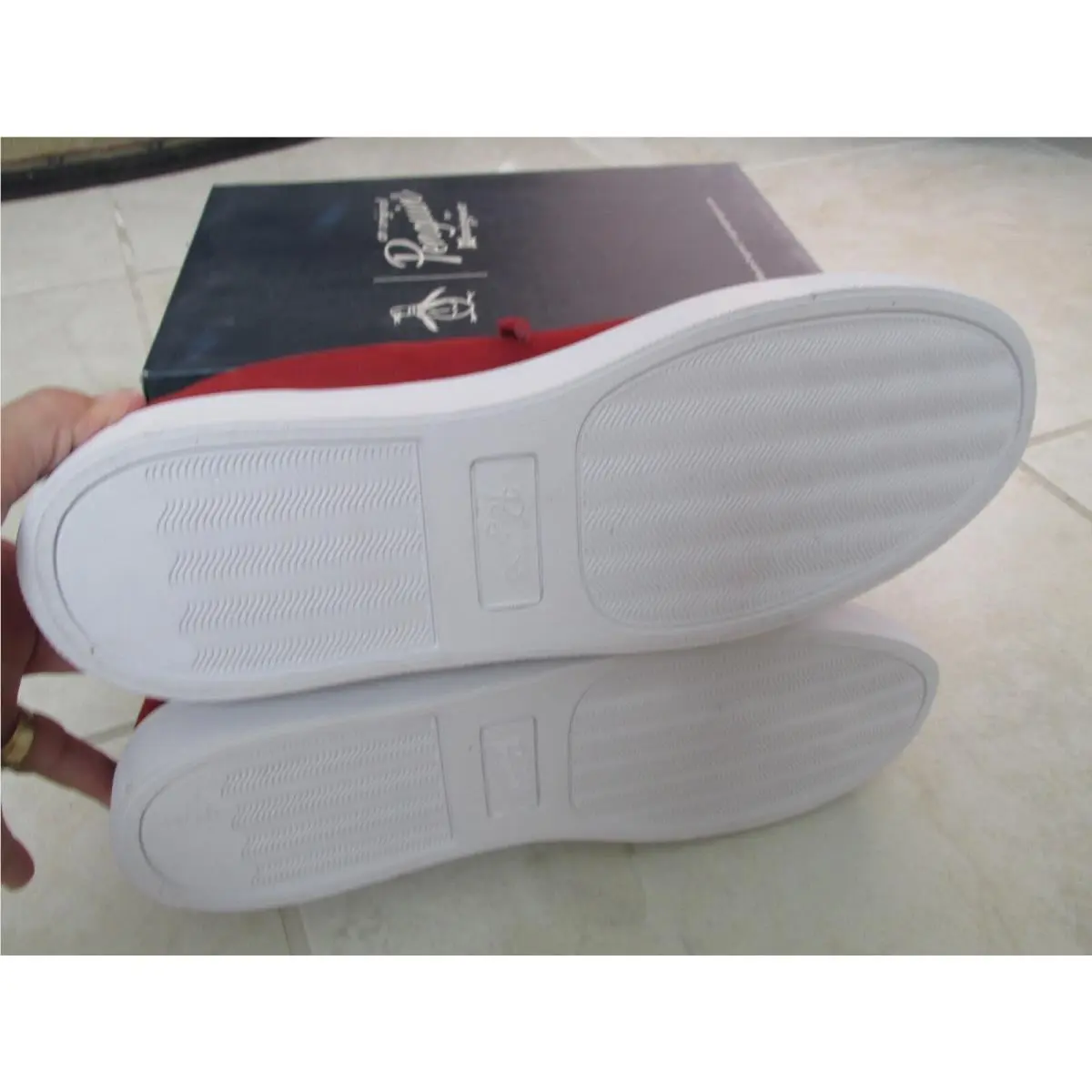 Original Penguin shoes - ELTON - ELTON - OPSUED03 - Red (UPC: 7453114309973) 3