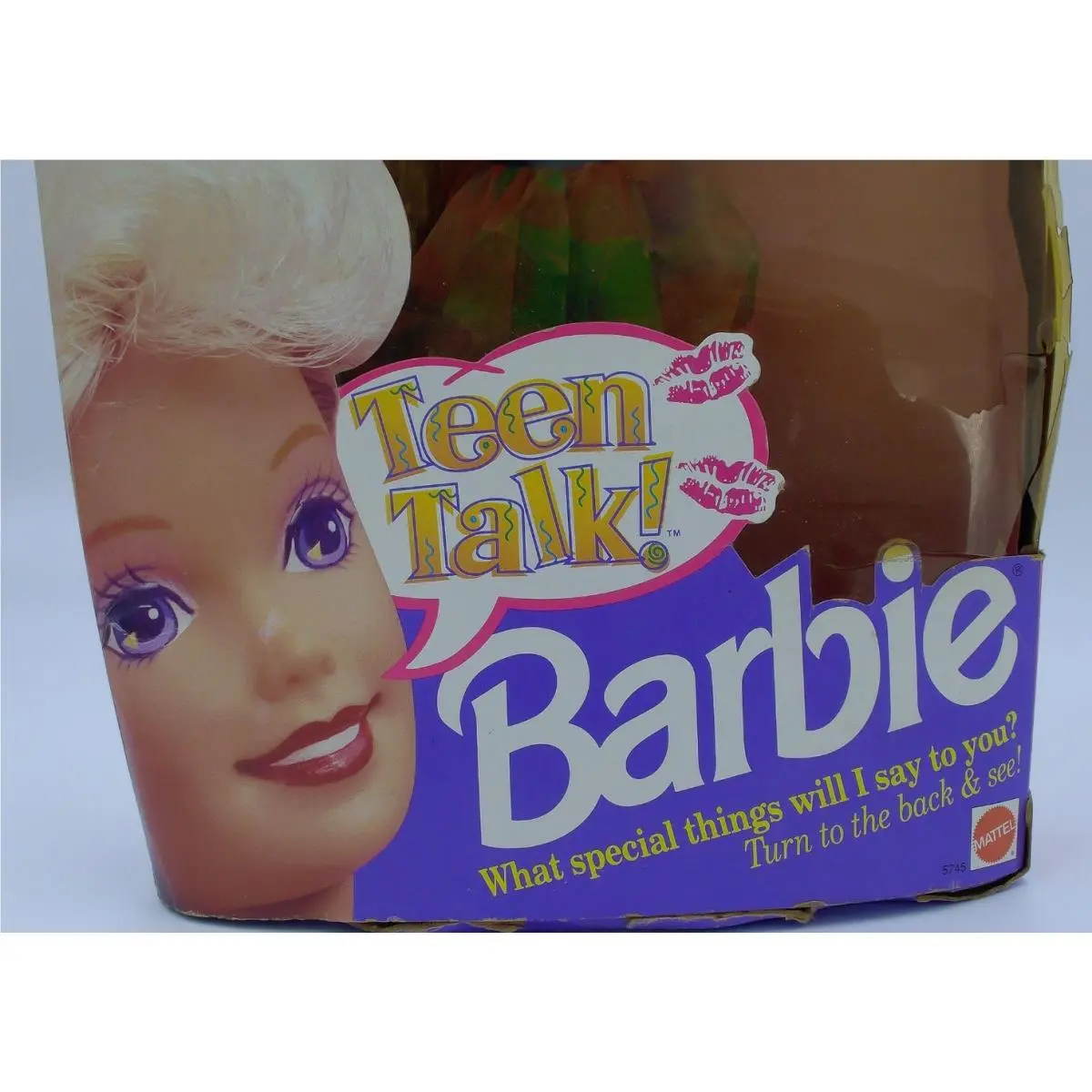 Vintage 1991 Teen Mattel 5745 Teen Talk Barbie Fashion Doll 90`s