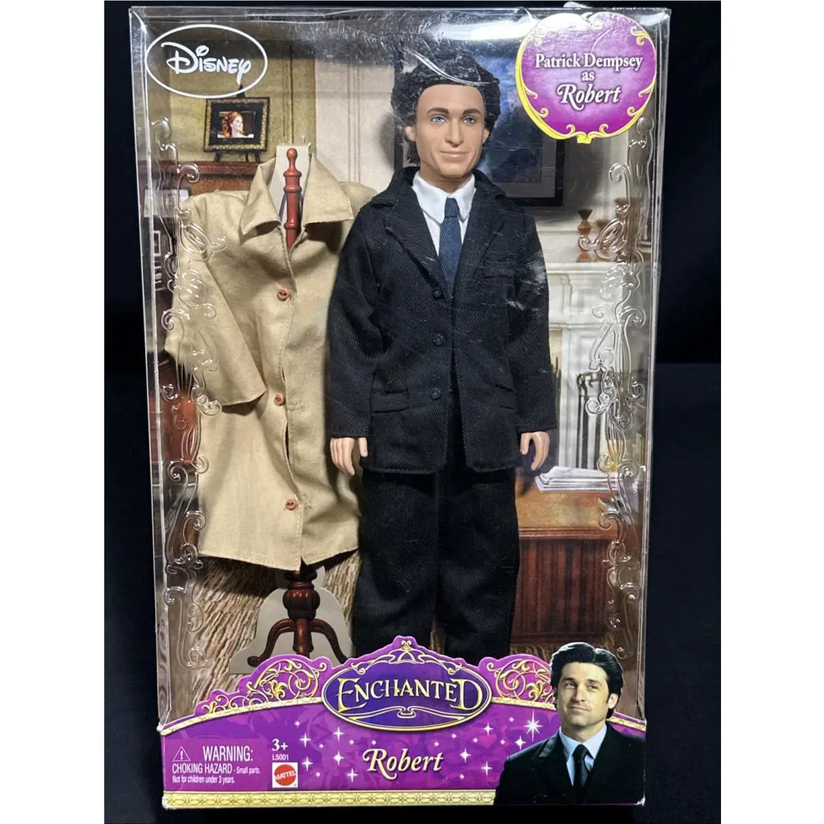 2007 Disney Enchanted Robert Doll Patrick Dempsey