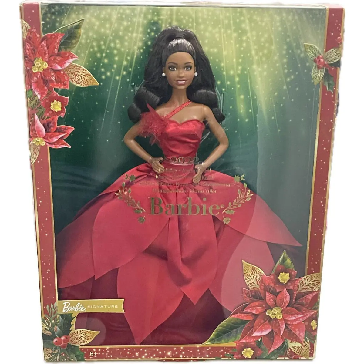Barbie Signature 2022 Holiday Collection Special Edition Dark Brown Hair