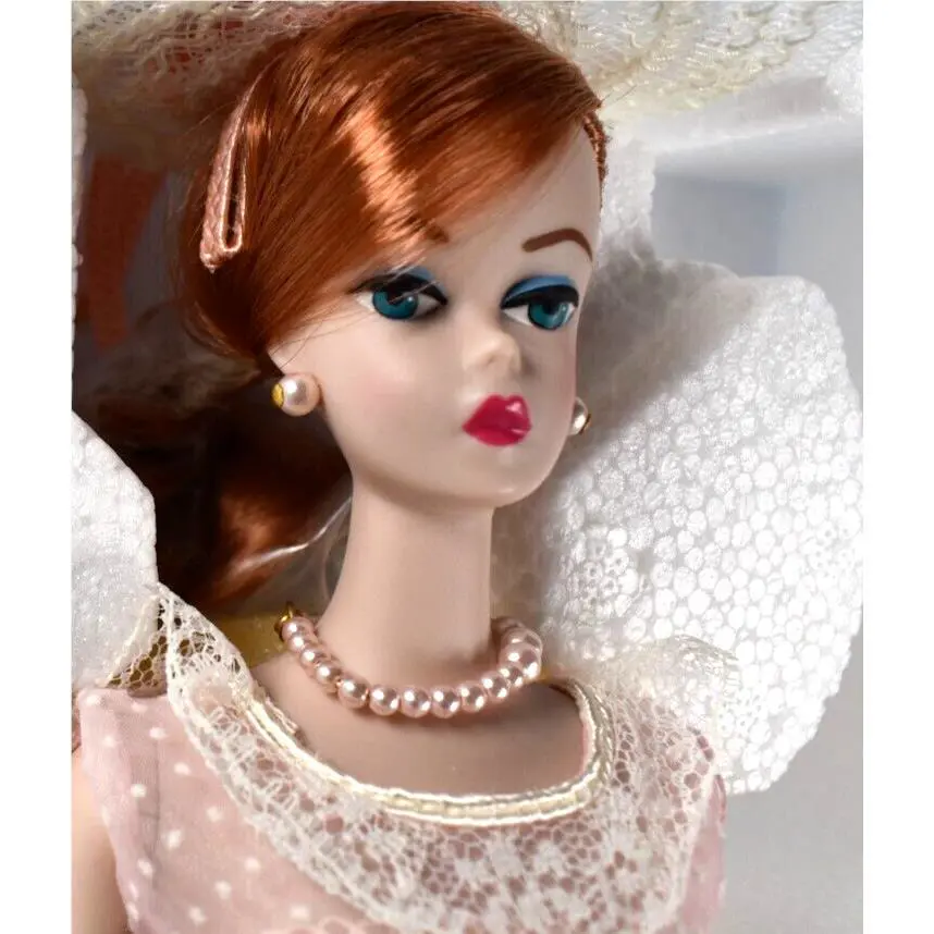 1991 Plantation Belle Auburn Hair Porcelain Barbie Doll W/shipper Box 7526 Nrfb