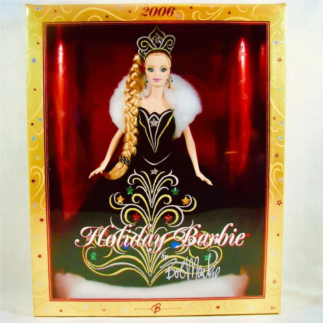 Barbie 2006 Bob Mackie Happy Holiday Barbie Collector Nrfb