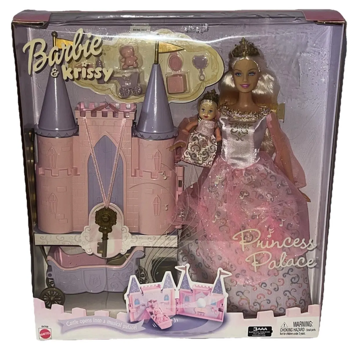 Barbie and Krissy Princess Palace Playset 2003 Mattel B4769