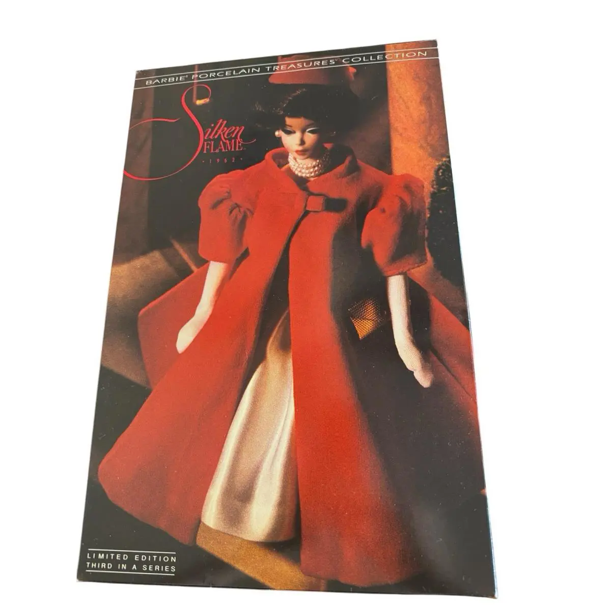 Barbie Porcelain Treasures Silken Flame 1249 1998 Doll Mattel Limited Edition