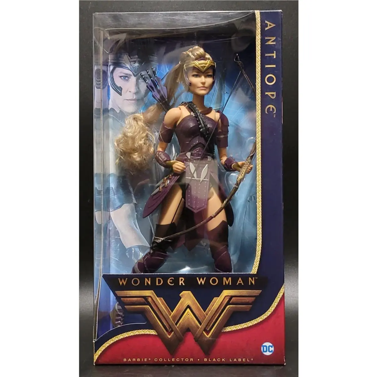 Barbie Collector Black Label Wonder Woman Movie Antiope Doll - DWD84