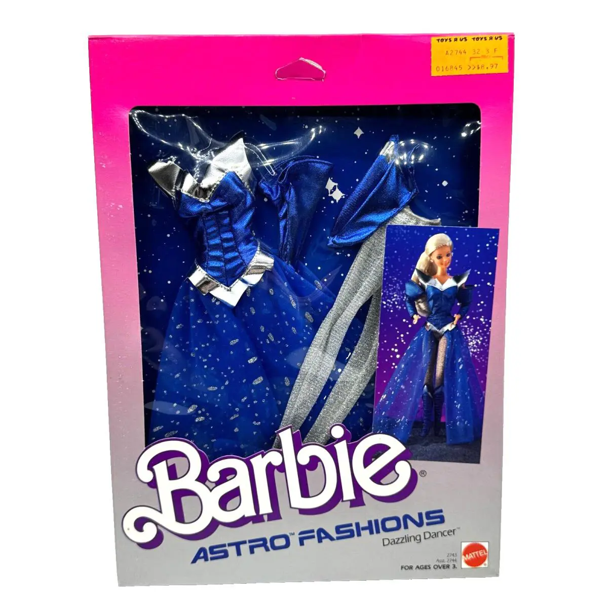 BK L Barbie Doll Fashion 1985 Vintage Astro Dazzling Dancer 2743 2744