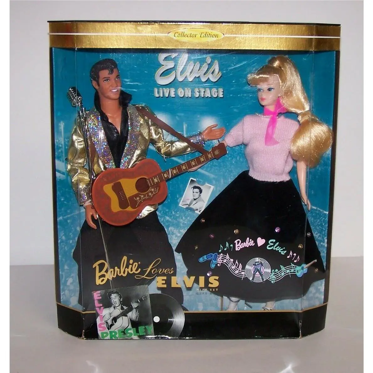 Elvis Live On Stage Barbie Loves Elvis 12 Dolls Mattel Collectors Edition 1996