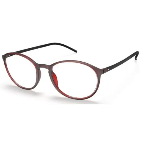 Eyeglasses 2940 Spx Illusion 51MM-18MM-145MM Red 2940/75-3010-51MM by Silhouette