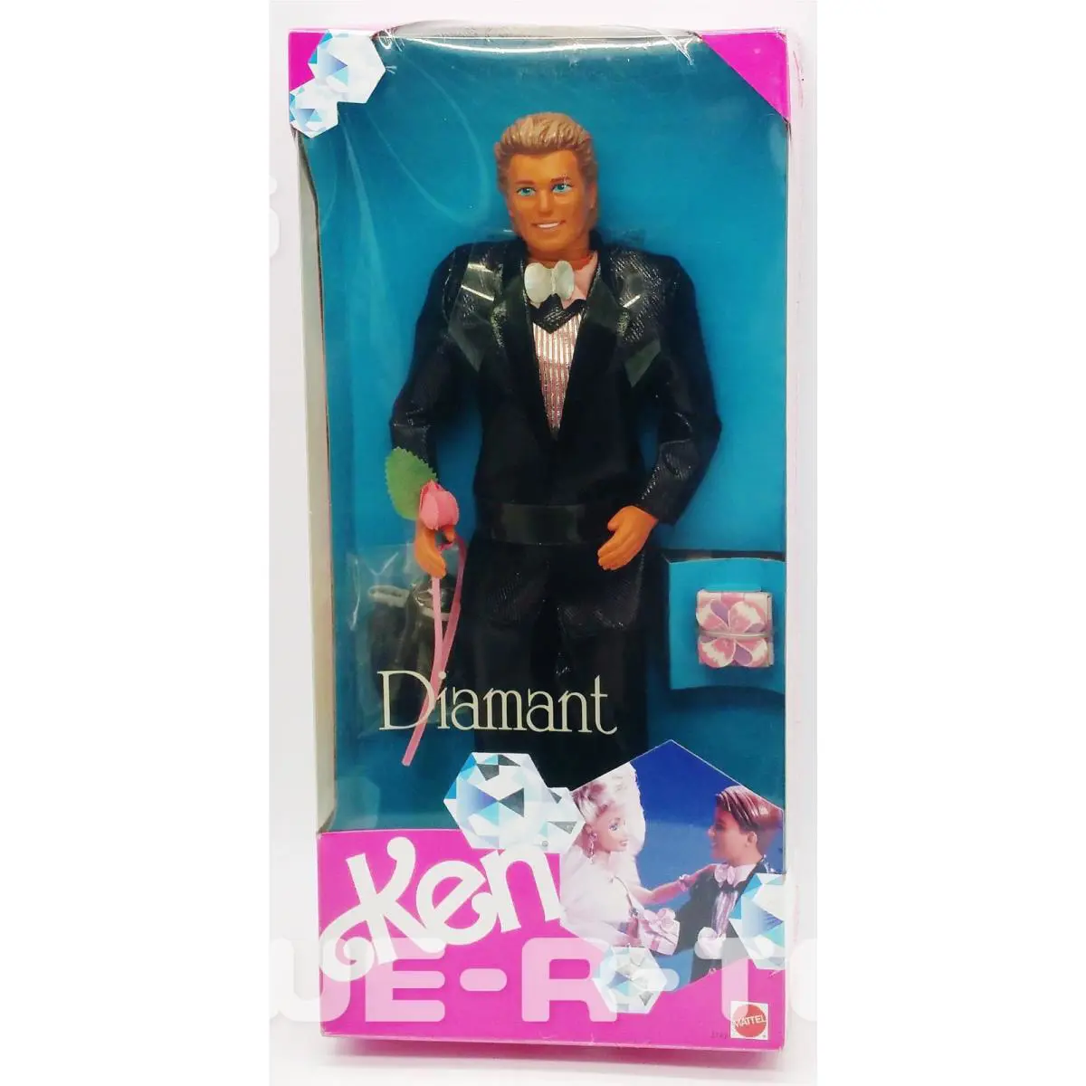 Barbie Diamant Sparkle Surprise Ken Doll European Version 1991 Mattel 3149
