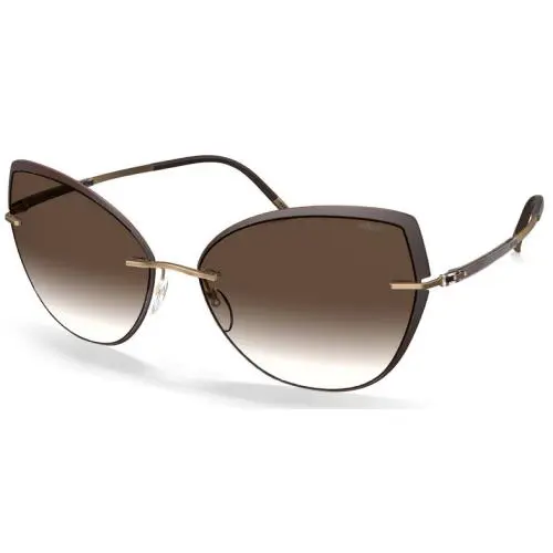 Silhouette 8188 Ribera 58/15/130 6030 Dark Brown / Gold 8188/75-6030