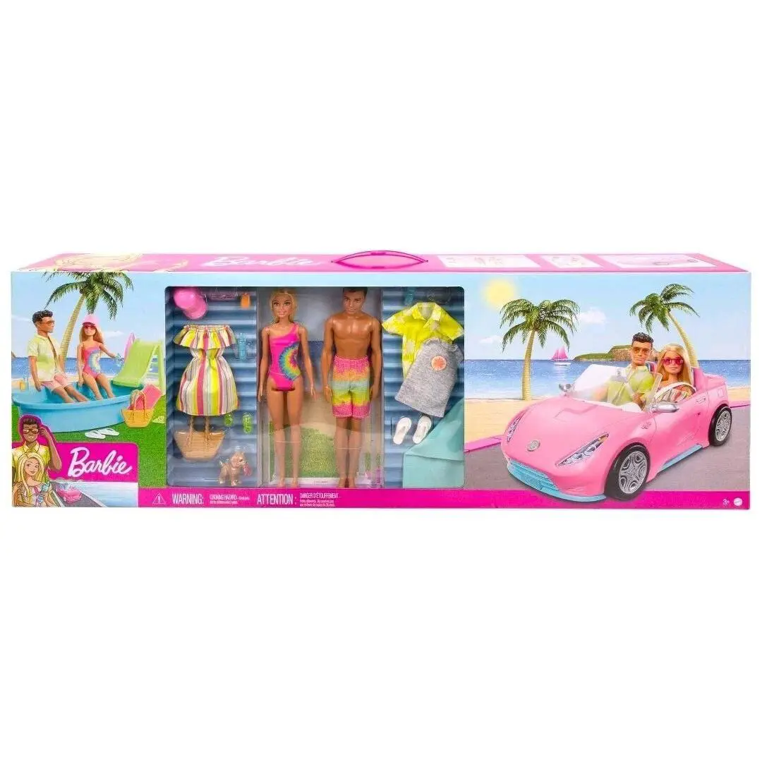 Barbie Blitz Dolls Car and Pool Playset