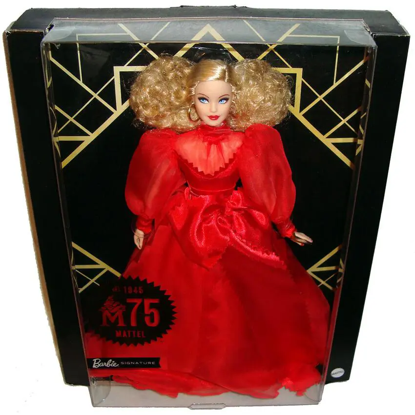 Barbie Doll M75 Signature Collection 75th Anniversary Blonde Figure GMM98 Mattel