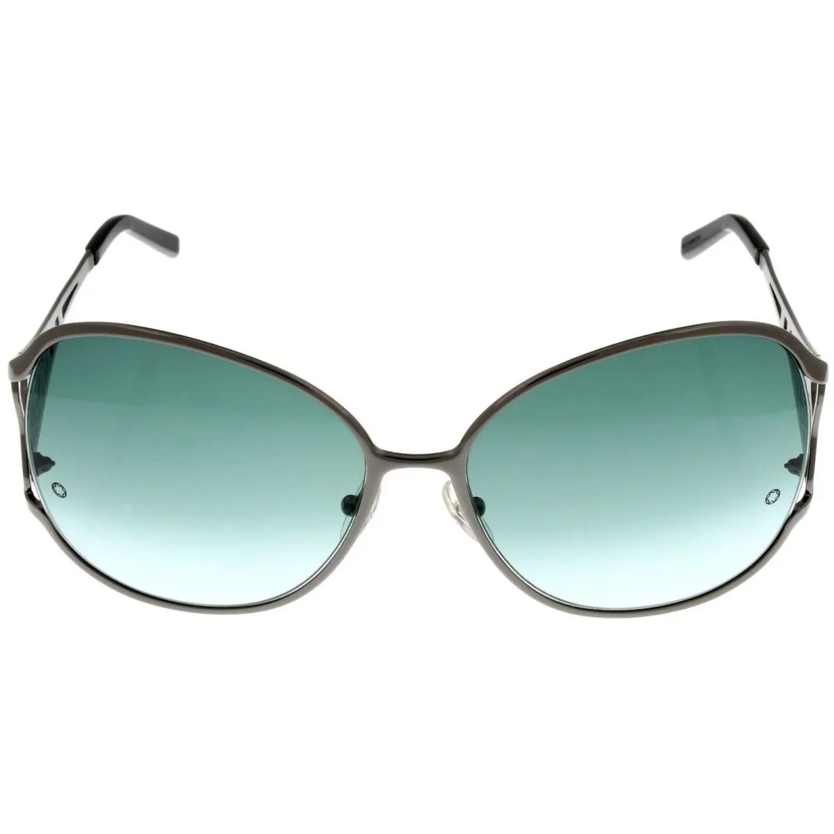 Montblanc Mont Blanc Sunglasses Women Oval Silver Gray MB317S 12P