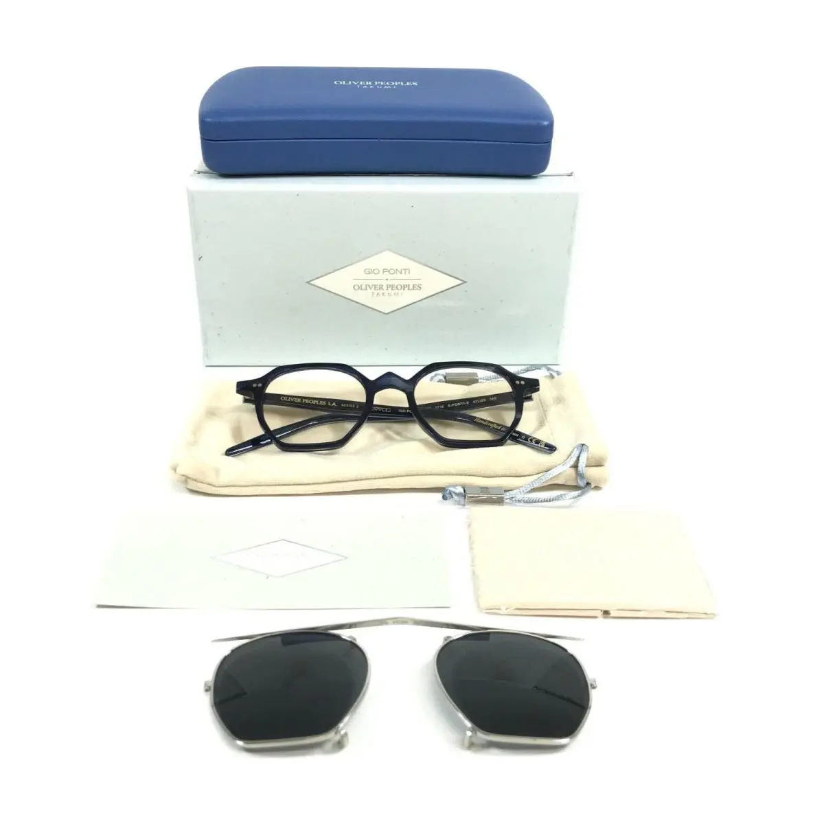 Oliver Peoples Eyeglasses Frames OV5489U 1710 G.POINTI-5 Blue Silver 47-20-145