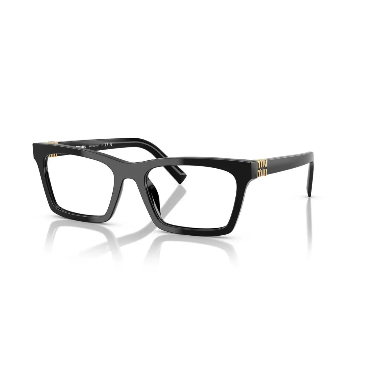 Miu Miu MU 04WV Black 16k-1O1 Eyeglasses