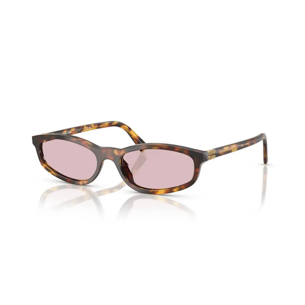 MU A06S Honey Havana/pink 14L4I0 Sunglasses by Miu Miu
