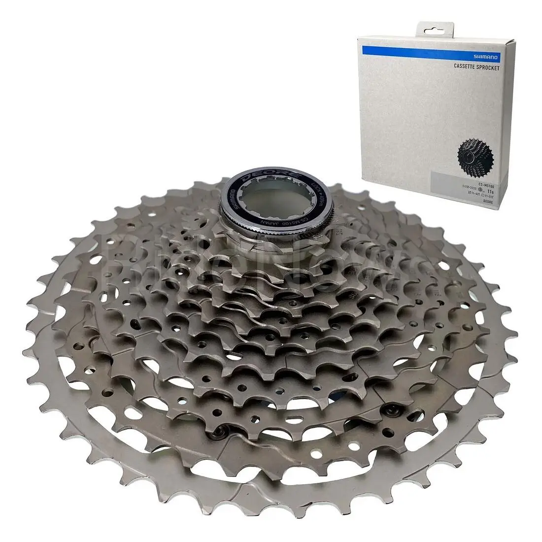 Shimano CS-M5100 Deore 11 Speed Cassette 11-42T - Silver