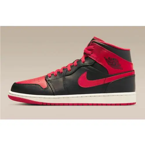 Nike shoes - Air Jordan 1 Mid - Air Mid - DQ8426-060 - Black, Fire Red, White 1