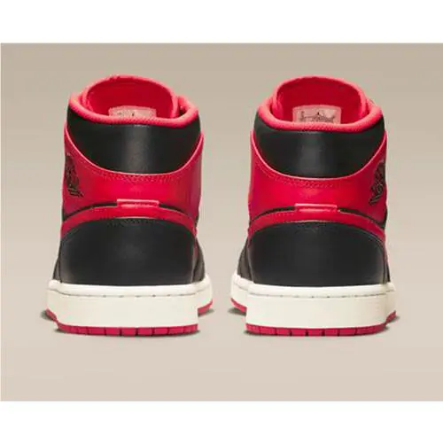 Nike shoes - Air Jordan 1 Mid - Air Mid - DQ8426-060 - Black, Fire Red, White 4