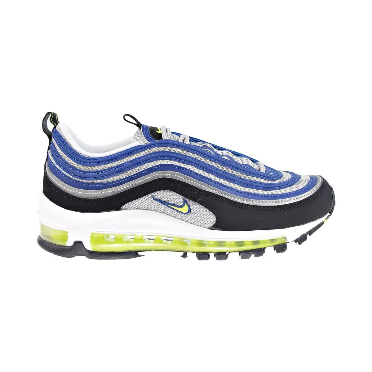 Nike Air Max 97 Women`s Shoes Blue-voltage Yellow DQ9131-400 - Blue-Voltage Yellow