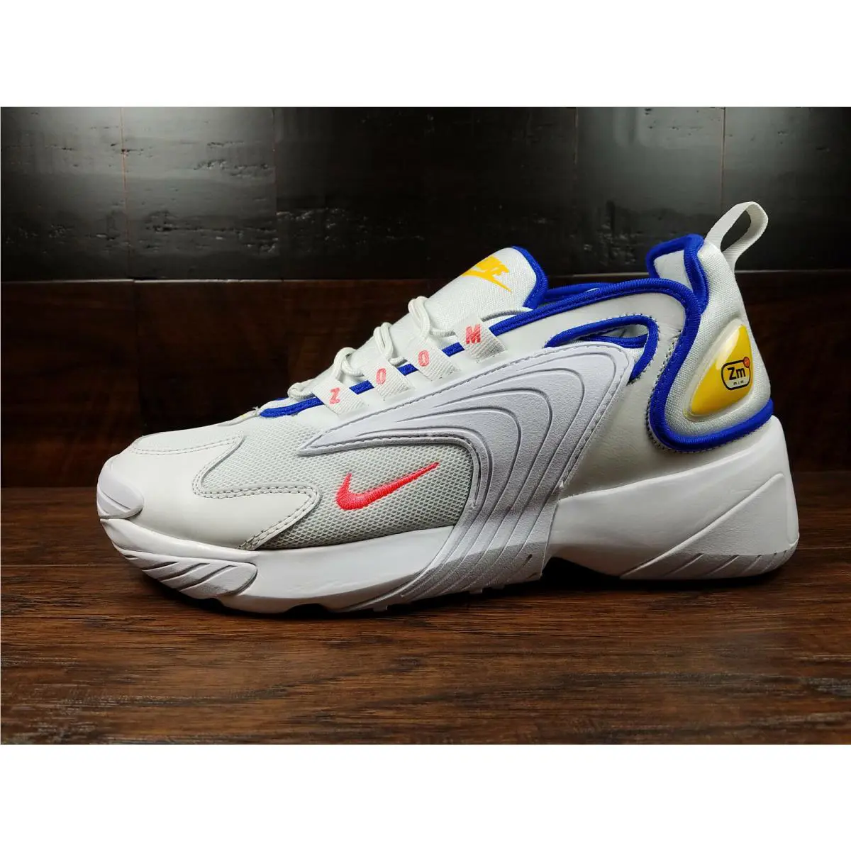 Nike shoes - Nike Zoom 2K - Zoom - AO0269-005 - Platinum Tint / Bright Crimson, Manufacturer: Platinum Tint / Crimson 4