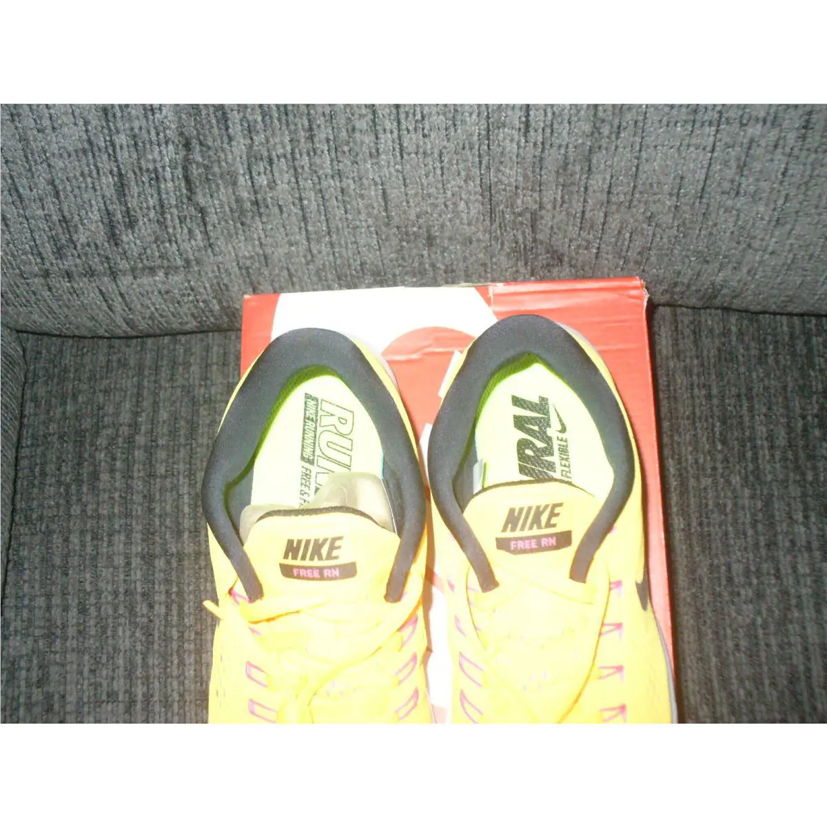 Nike shoes - Free Run - Free Run - 831509-400 - Orange/Black SWOOSH 2