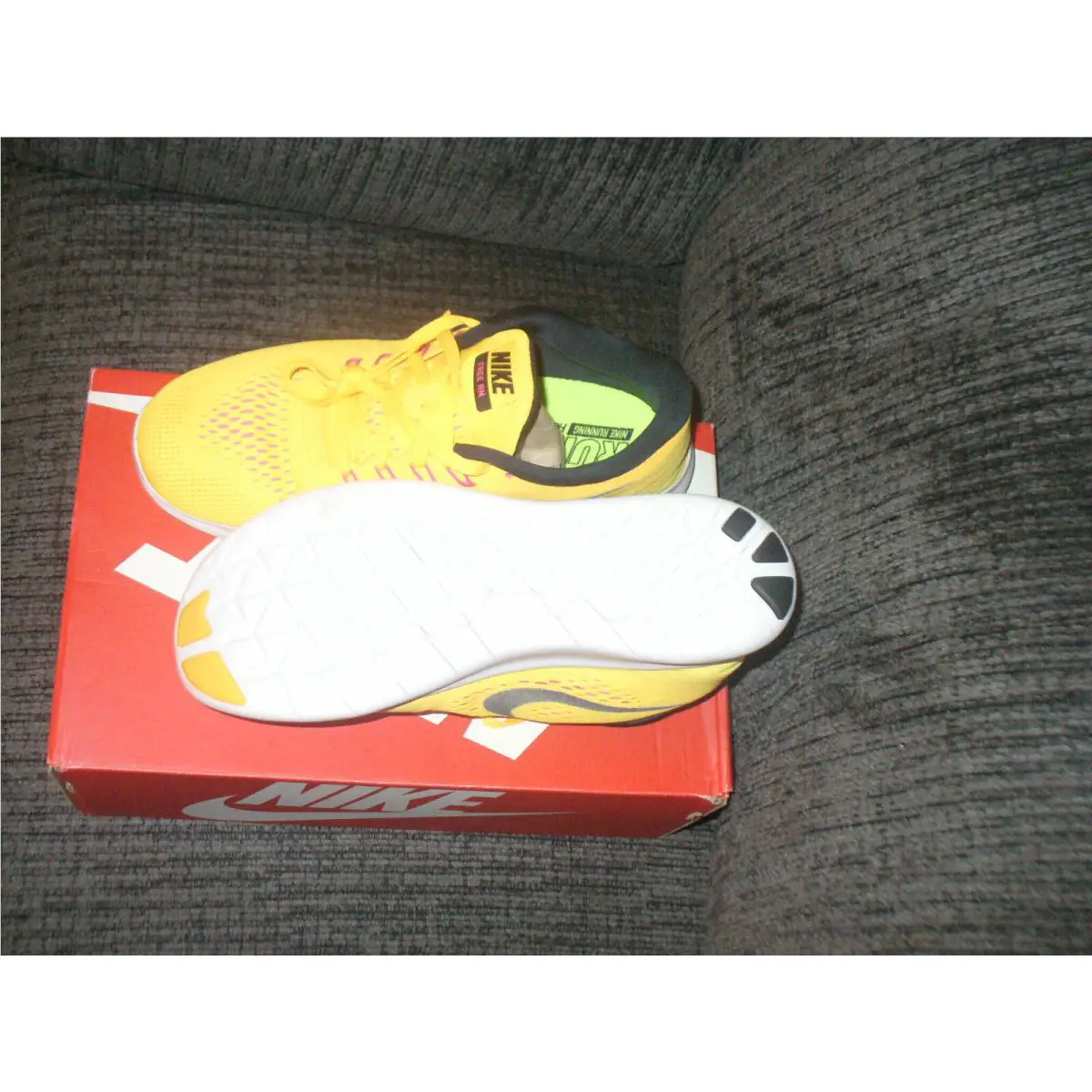 Nike shoes - Free Run - Free Run - 831509-400 - Orange/Black SWOOSH 5