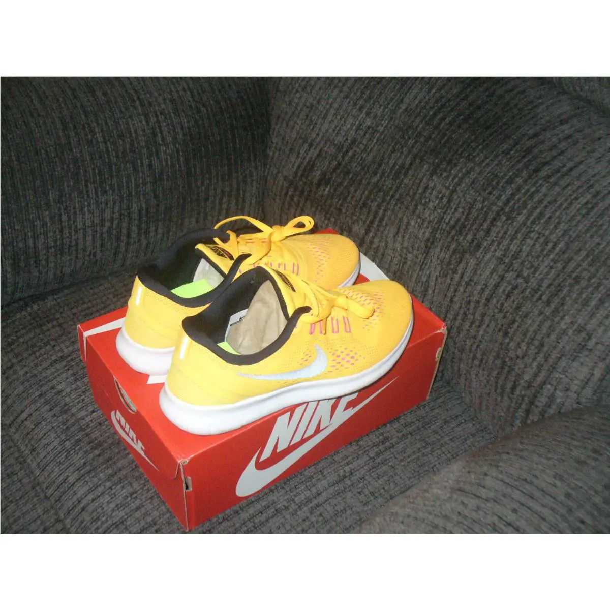 Nike shoes - Free Run - Free Run - 831509-400 - Orange/Black SWOOSH 6