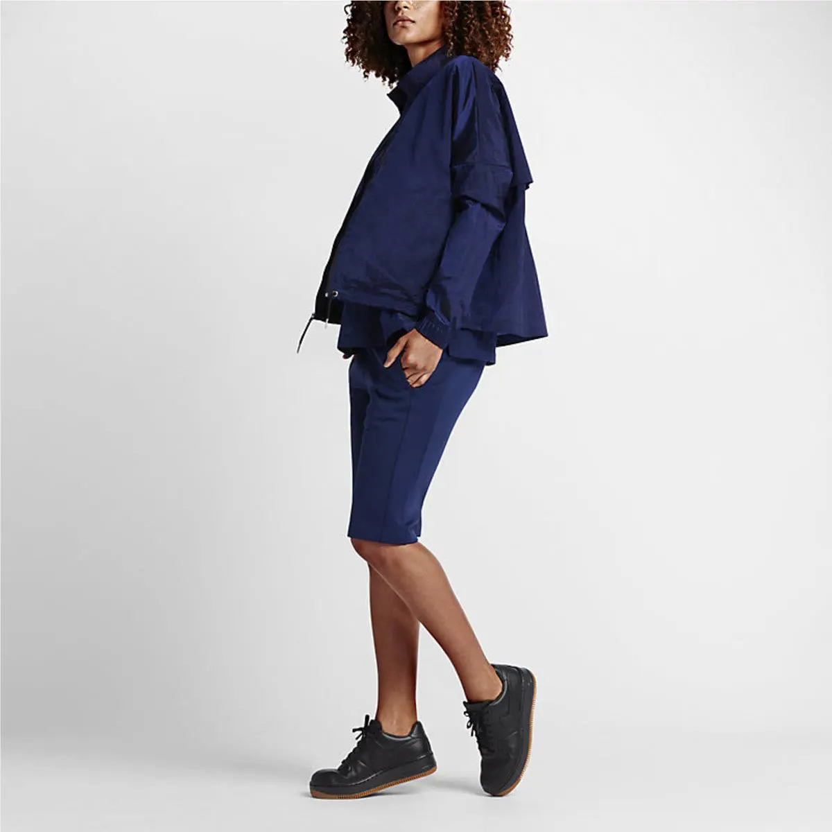 Nike Nikelab Essentials Women`s Jacket - Blue/black 824102-411