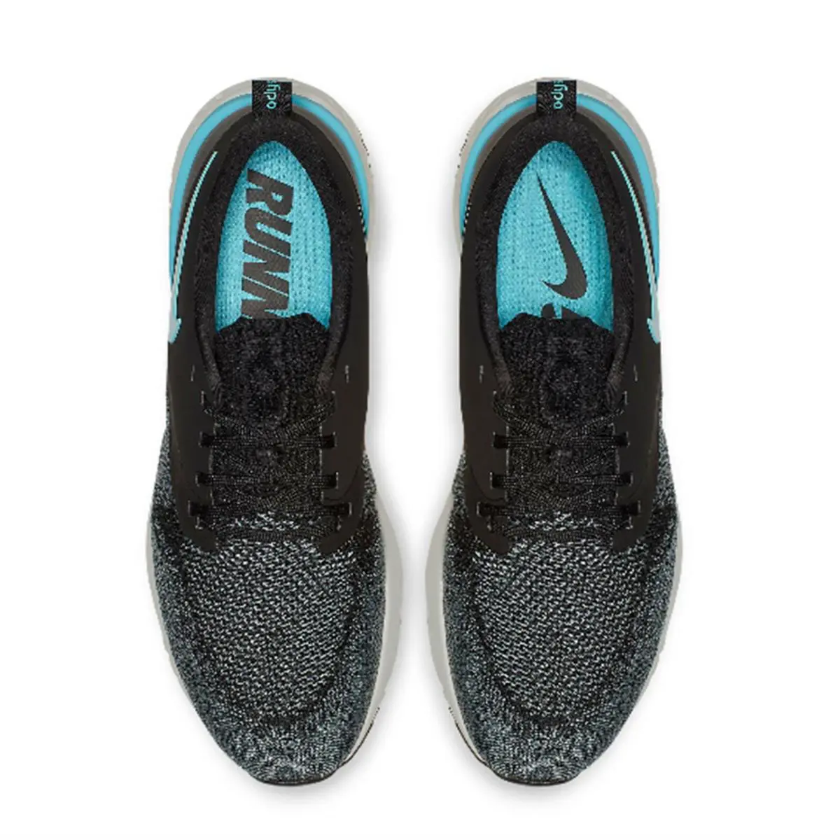 Nike shoes - BLACK/BLUE FURY-AVIATOR GREY 2