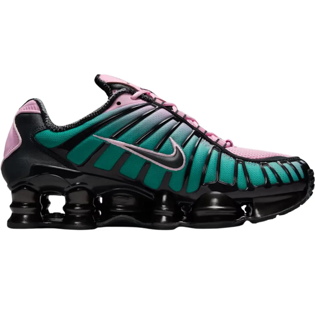 Nike shoes - Nike Shox TL - Shox - Black/Metallic Hematite/Max Orange/Black 39