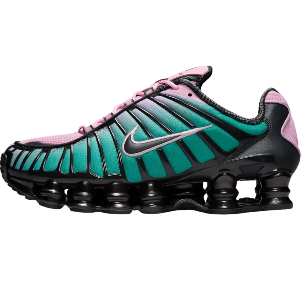 Nike shoes - Nike Shox TL - Shox - Black/Metallic Hematite/Max Orange/Black 40