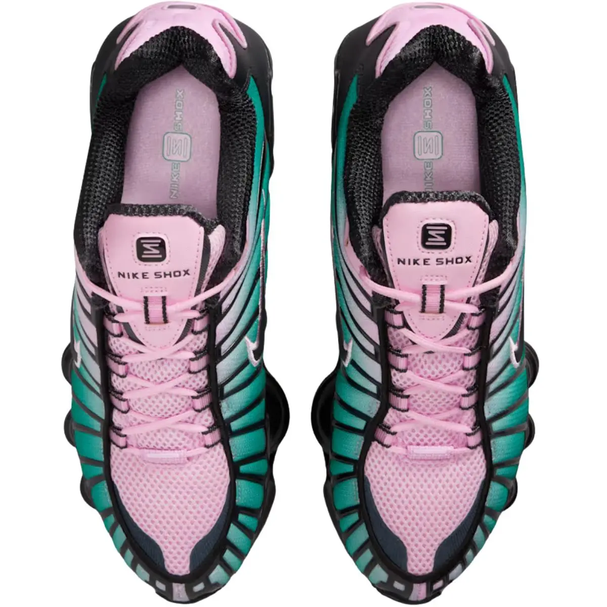 Nike shoes - Nike Shox TL - Shox - Black/Metallic Hematite/Max Orange/Black 42